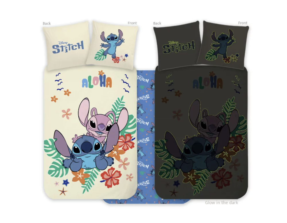 Posteľné obliečky Lilo a Stitch Aloha - do postieľky