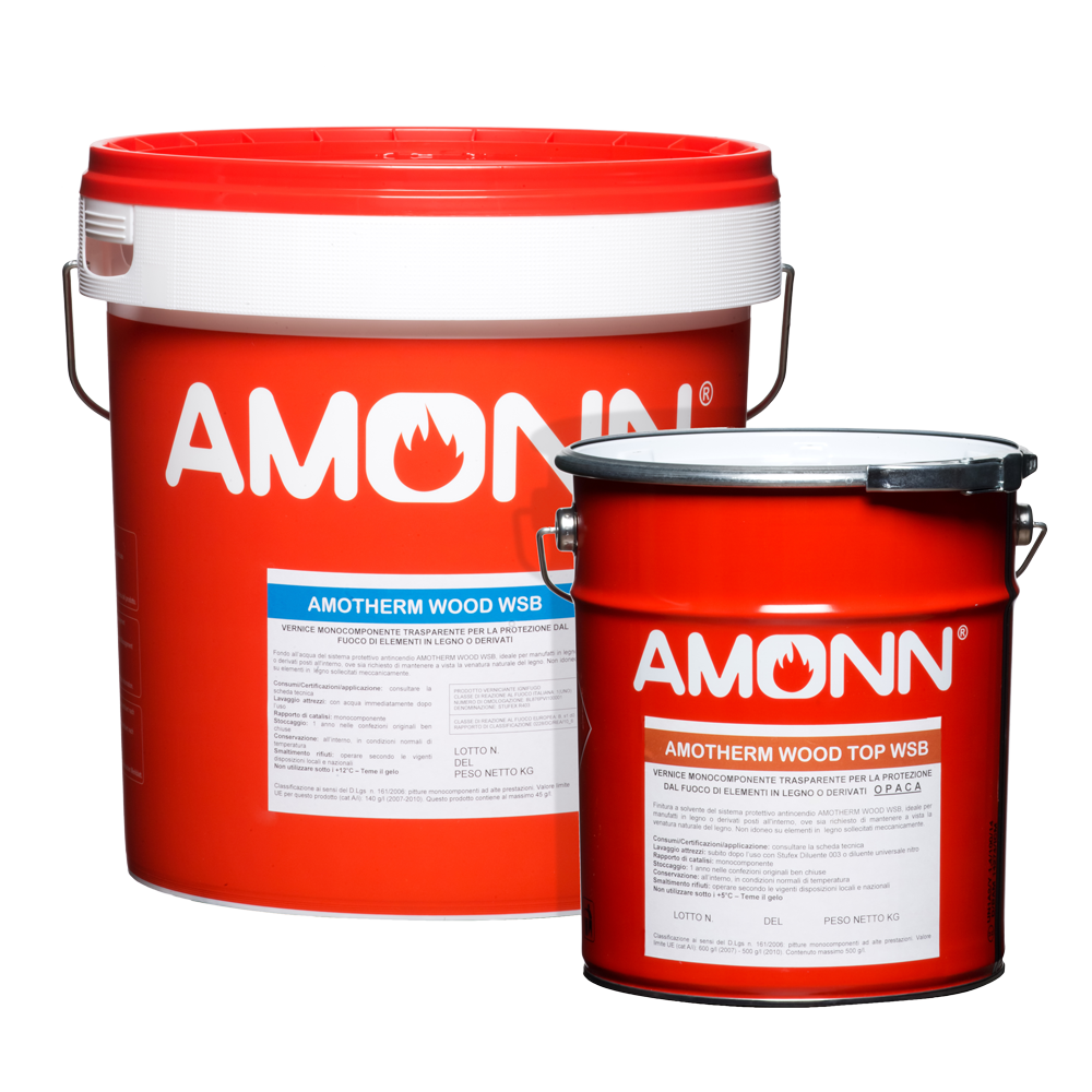 Amonn Amotherm wood WSB protipožiarny náter - Transparentný