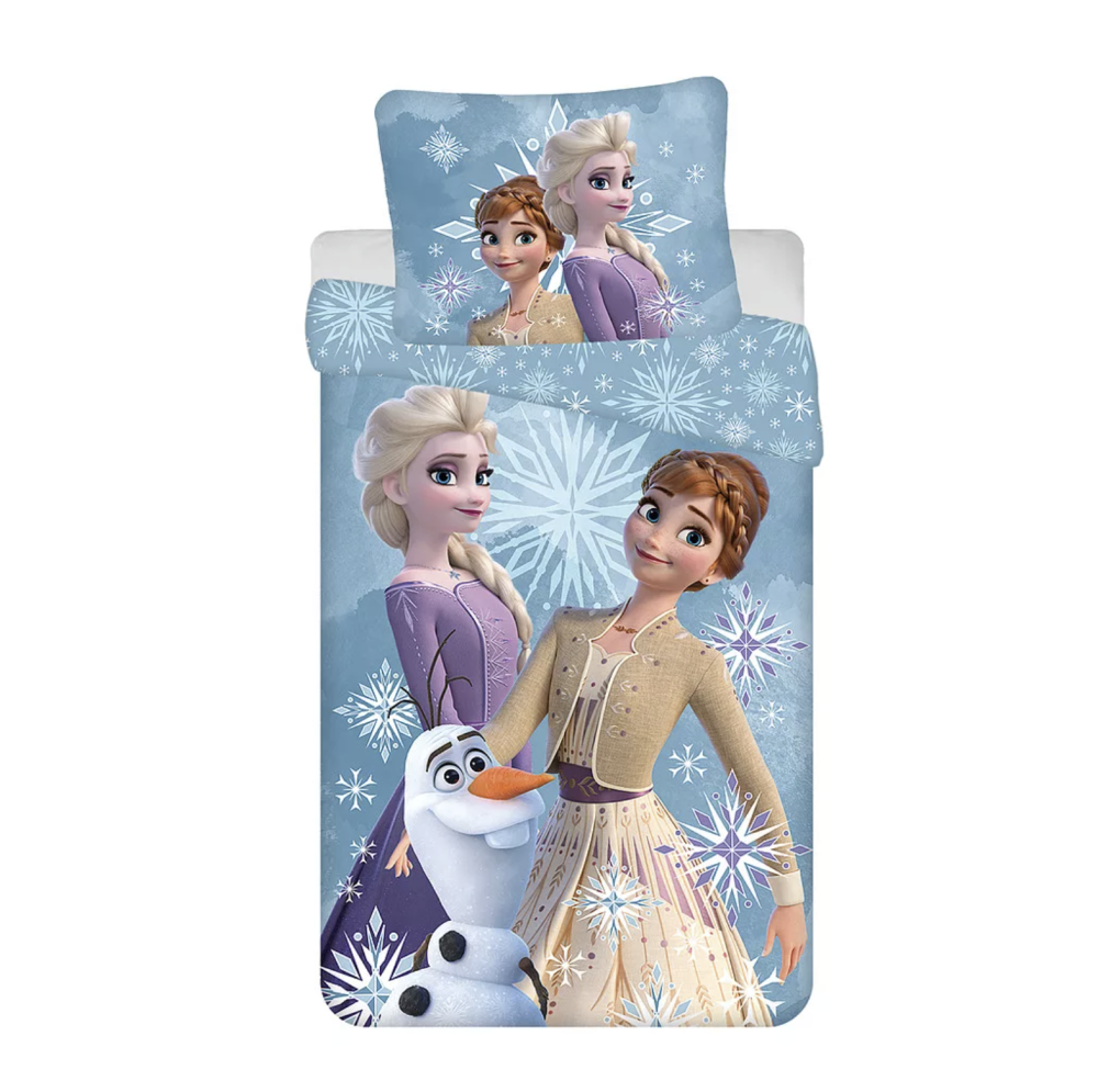 Posteľné obliečky Frozen vločky - do postieľky