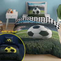 Posten oblieky Futbalov lopta svietiace v tme II