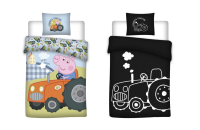 Poste�n� oblie�ky Peppa Pig George na traktore - do postie�ky