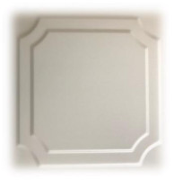 Stropn� a st�nov� panel struktur b�l� - 50x50 cm (v krabici 14 balen� = 28m2)