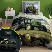 Posten oblieky Traktor svietiaci v tme zelen VI
